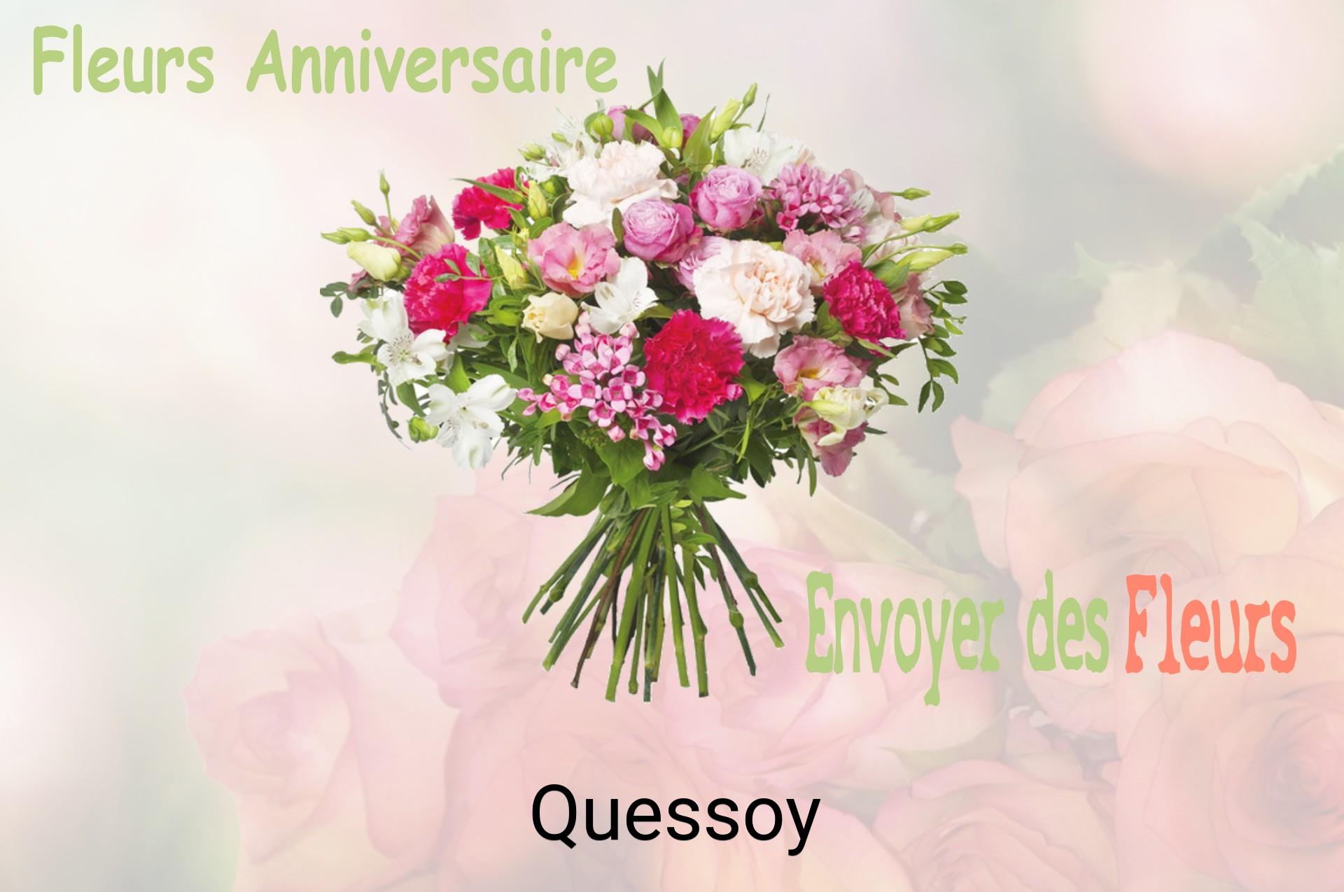 Bouquet de fleurs d’anniversaire livré à Quessoy