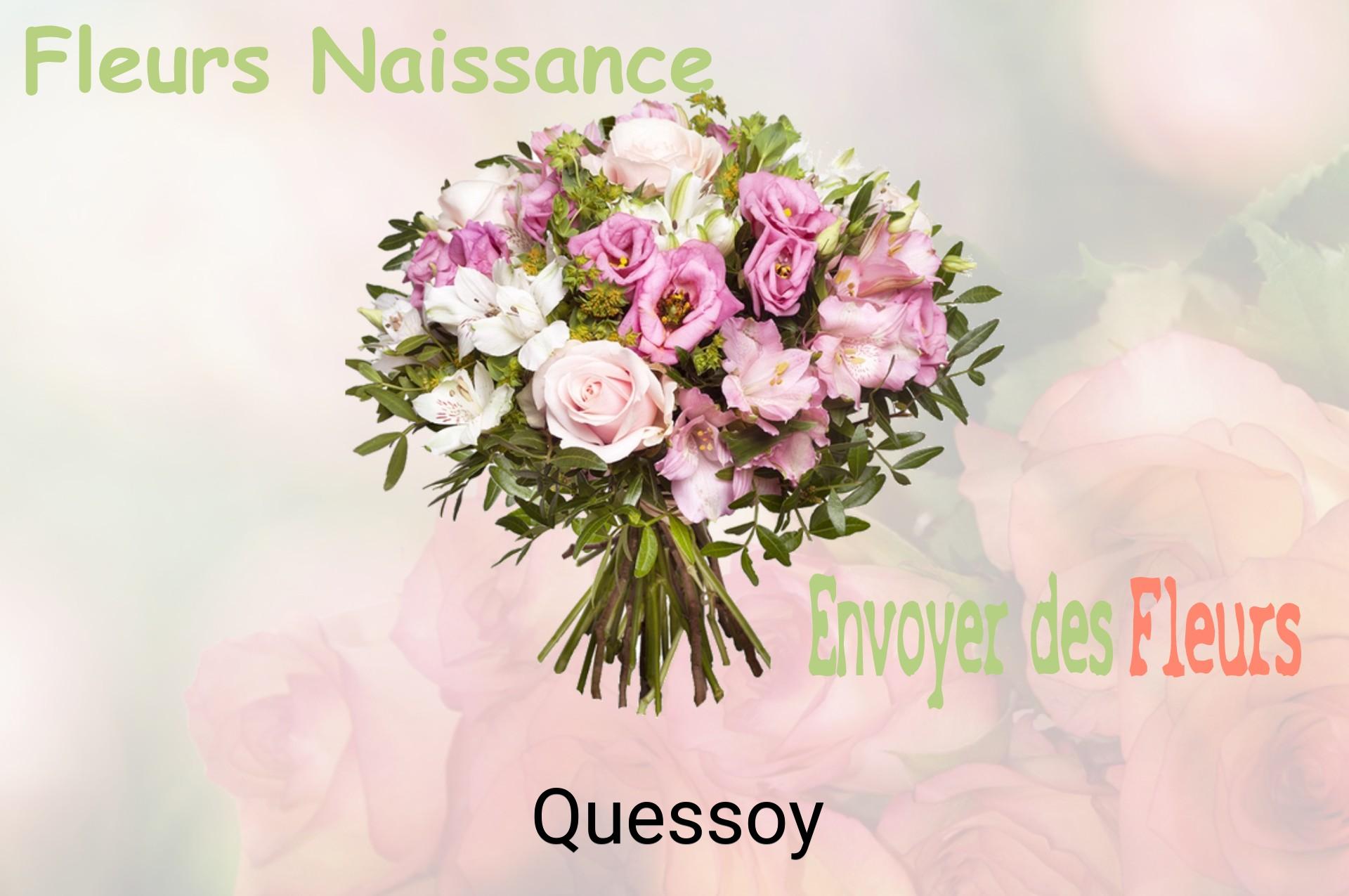 Bouquet de fleurs de naissance livré à Quessoy